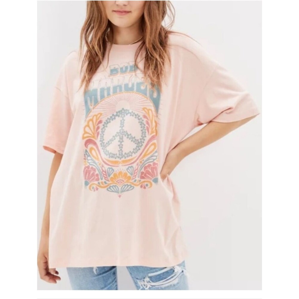 American Eagle Oversized Bob Marley Tee - Size XS / Small Womens T-shirt